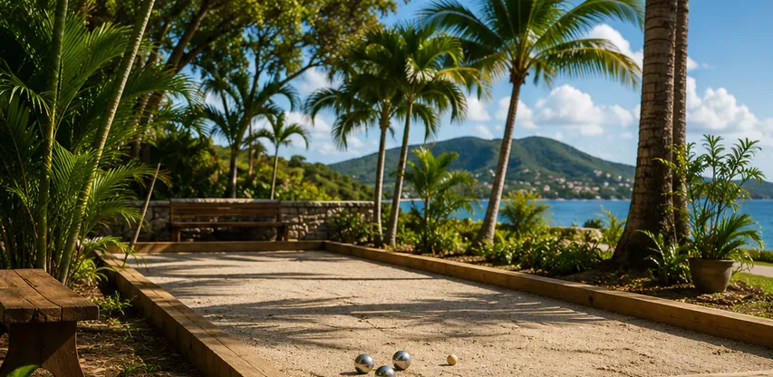 Terrain de pétanque sur mesure en Martinique