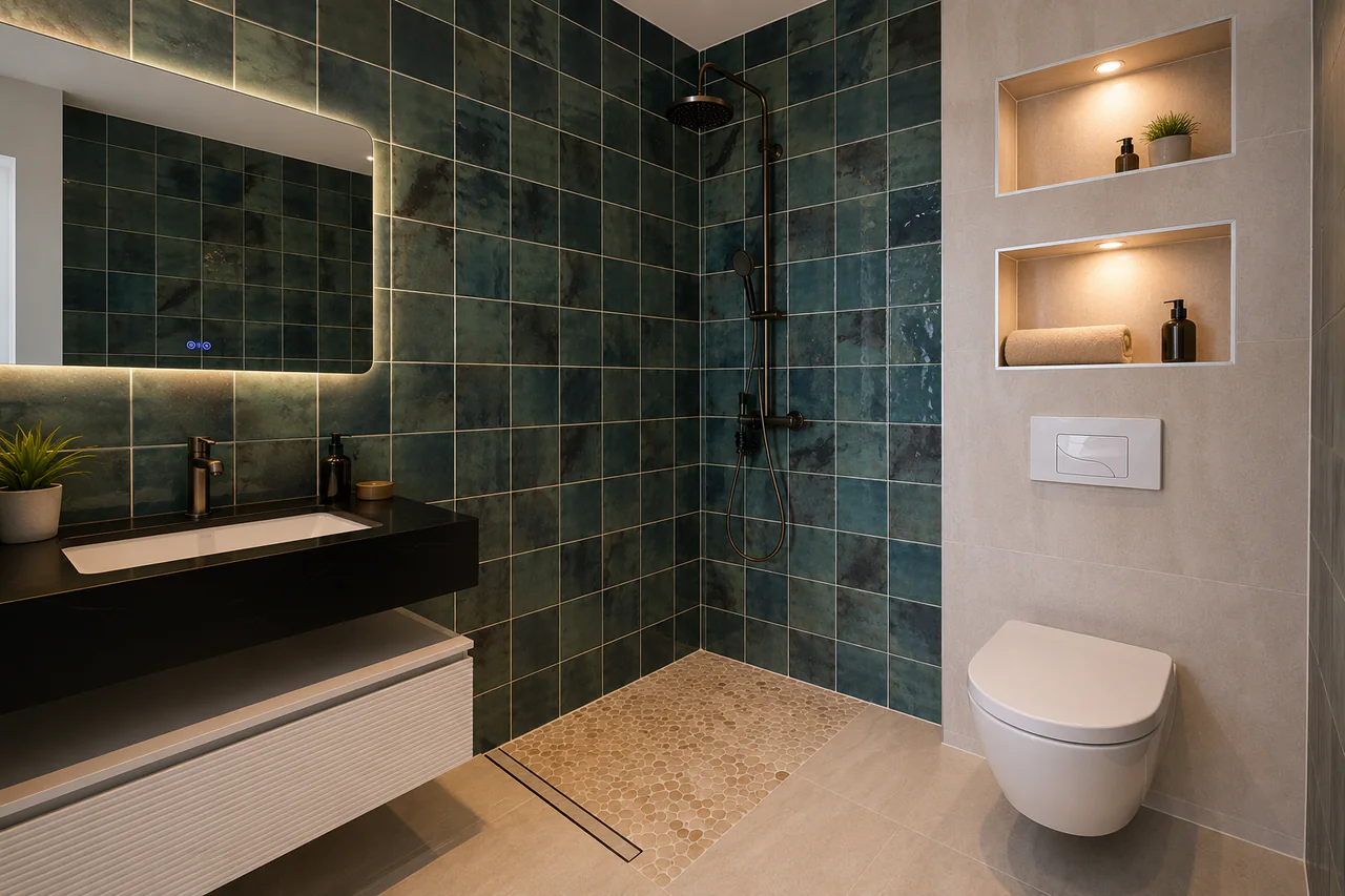 Salle de bain rénovée par Zenith Eco