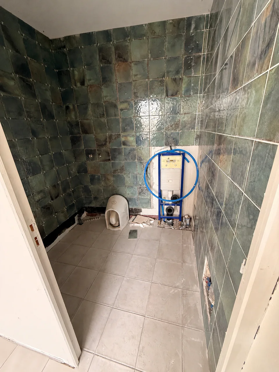 Salle de bain avant travaux de rénovation