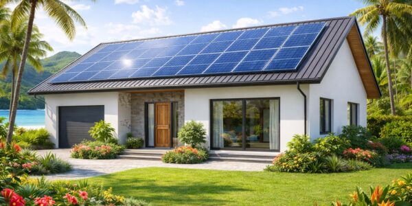 Zenith Eco Martinique : maison &eacute;quip&eacute;e de panneaux solaires pour &eacute;conomies d&rsquo;&eacute;nergie